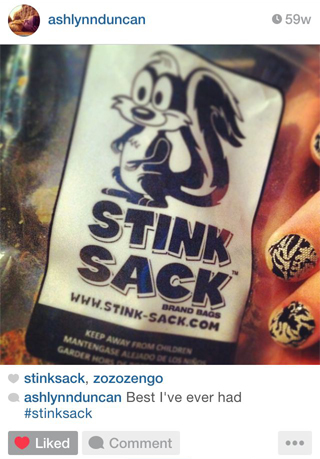 Instagram Review: Best I've ever had #stinksack