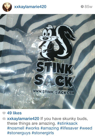 Instagram Review: If you have skunk buds these things are amazing. #stinksack #nosmell #works #amazing #lifesaver #weed